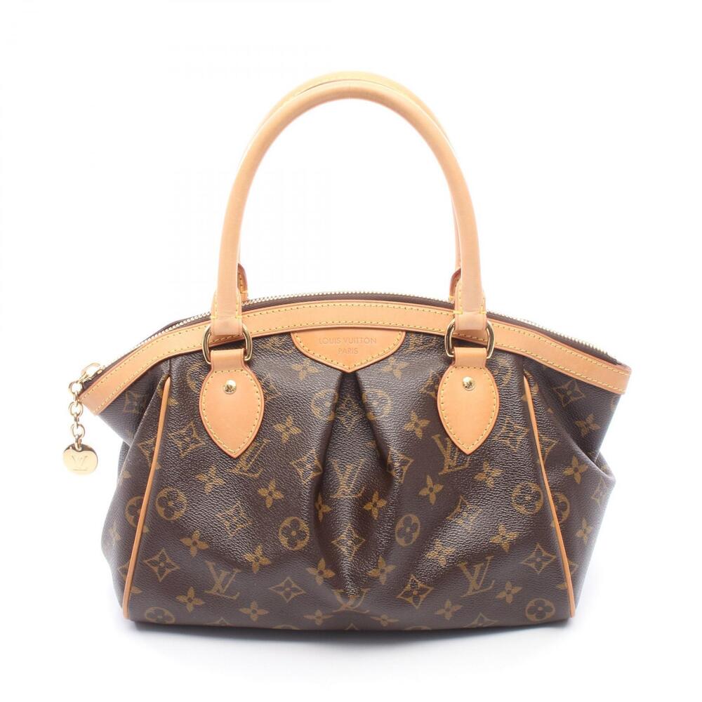 Louis Vuitton Tivoli Handbag Canvas Leather Monogram Brown